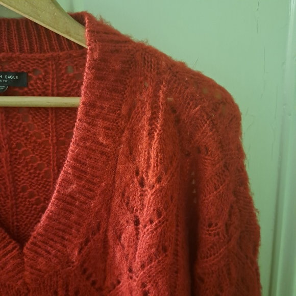 American Eagle V-Neck Knit Sweater - Picture 6 of 13